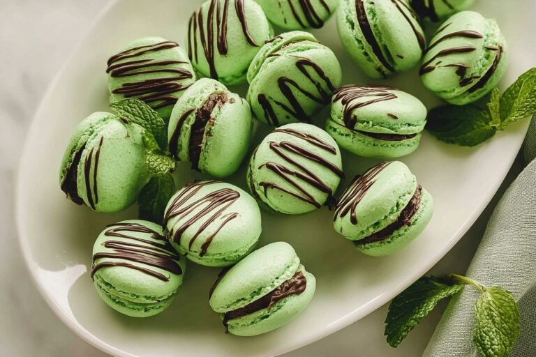 Mint French Macarons 18.Png