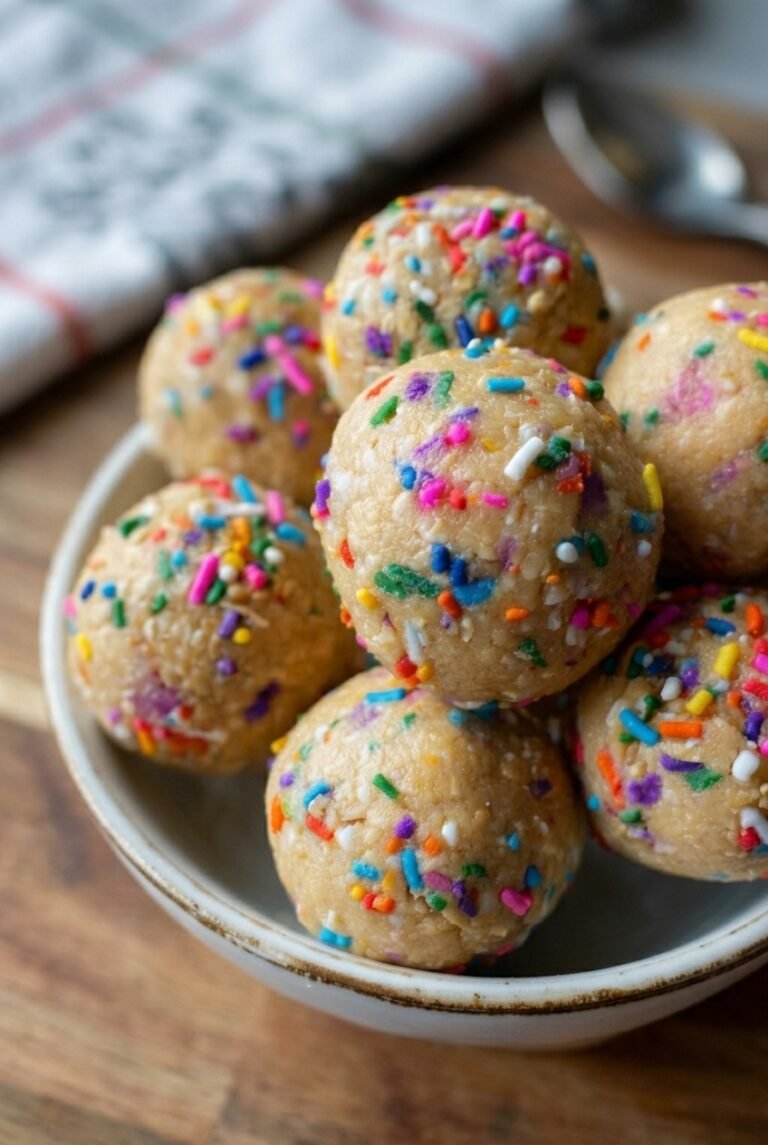 No Bake Cake Batter Protein Balls 9.Png
