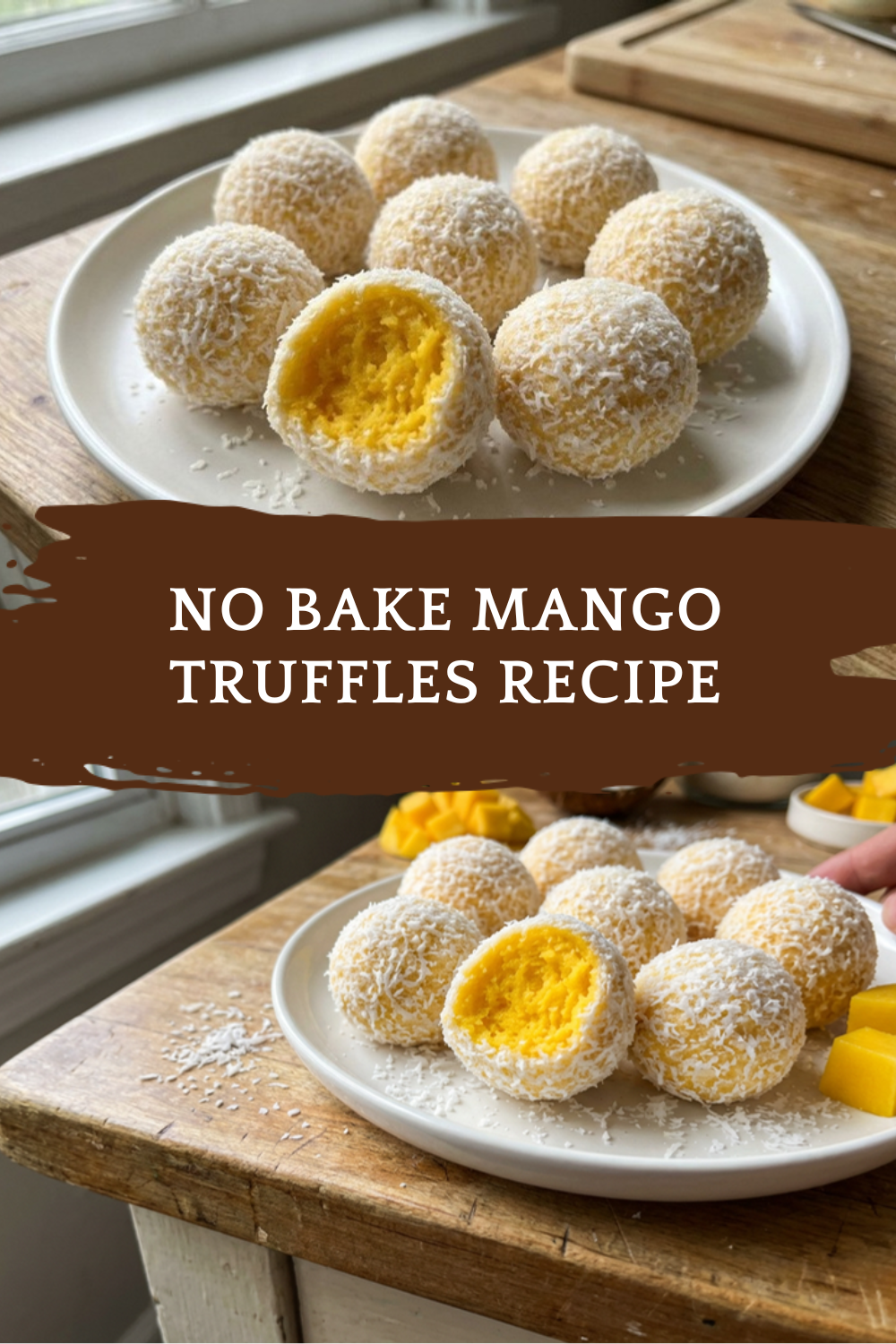 No Bake Mango Truffles Recipe