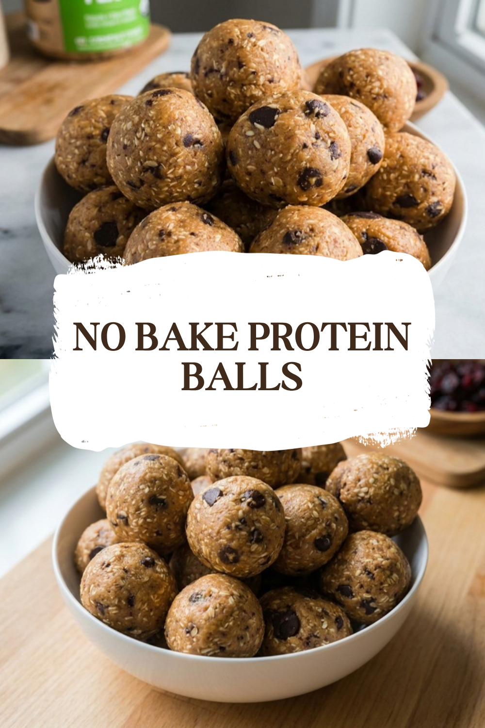 No Bake Protein Balls