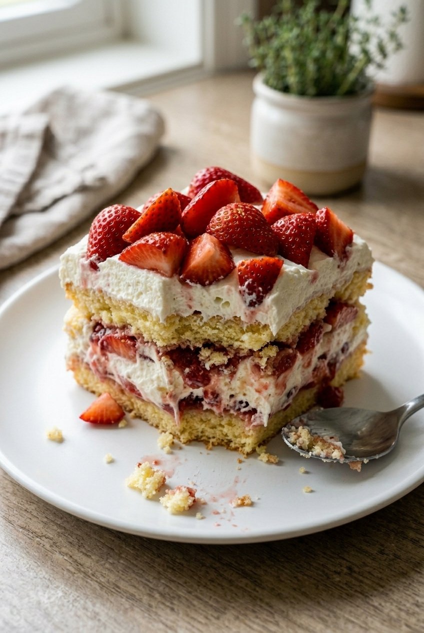 No-Bake Strawberry Shortcake