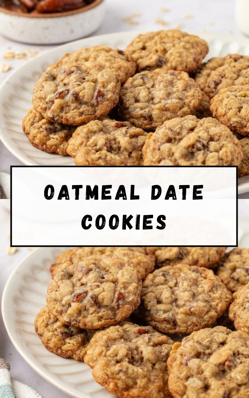 Oatmeal Date Cookies