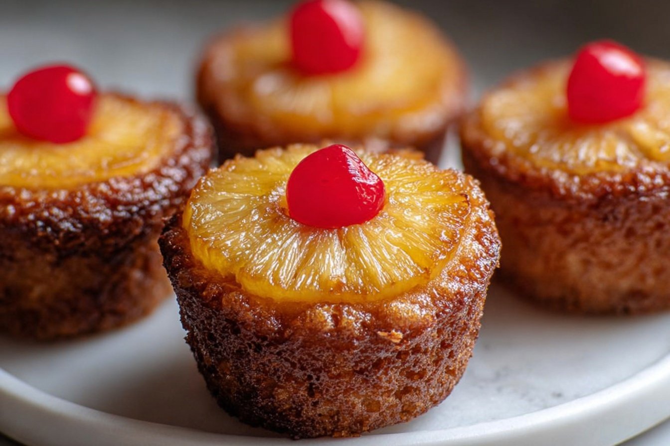 Pineapple Upside-Down Cupcakes Recipe