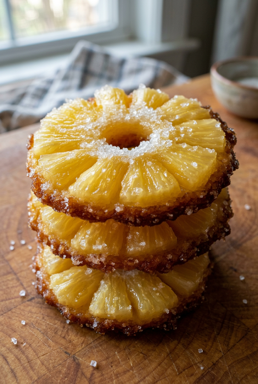 Pineapple Upside Down Sugar Cookies