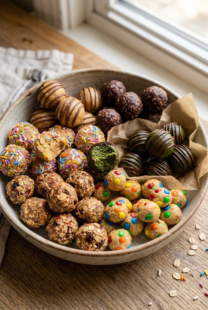No Bake Protein Balls Easy Recipe For Quick Snacks 6 Protein Ball Recipes