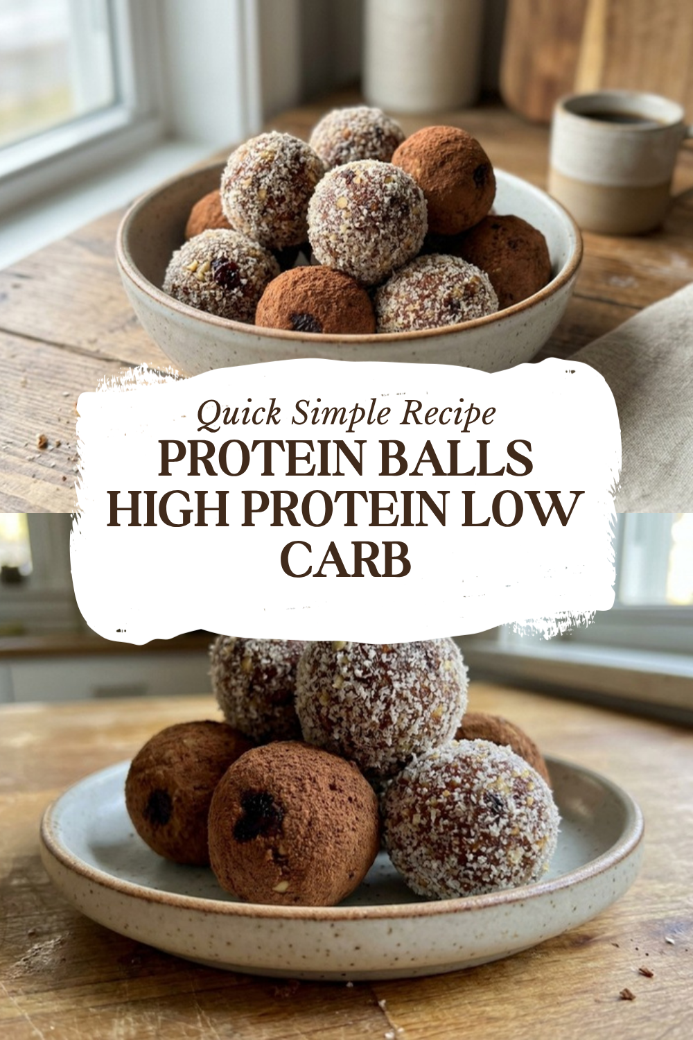 Protein Balls High Protein Low Carb