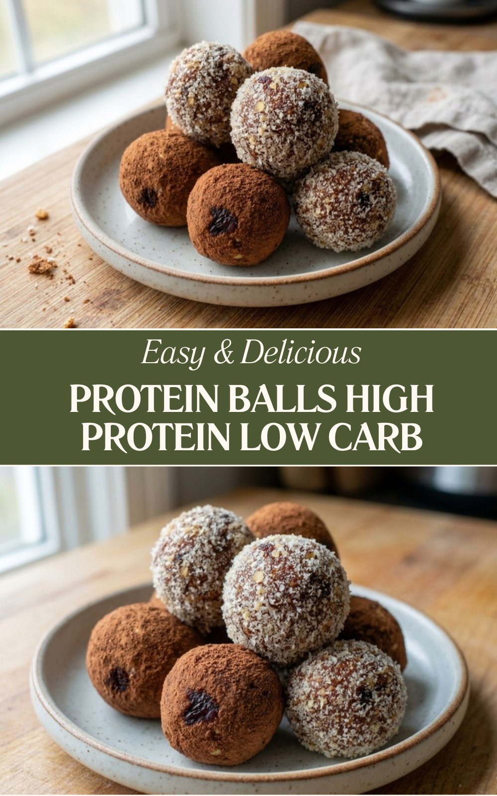 Protein Balls High Protein Low Carb