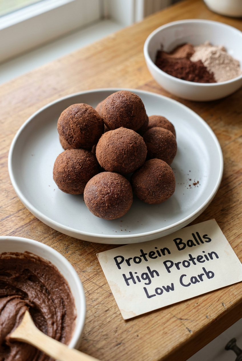 Protein Balls High Protein Low Carb
