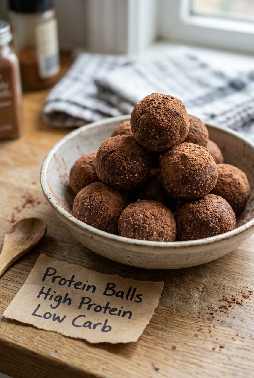 Protein Balls High Protein Low Carb