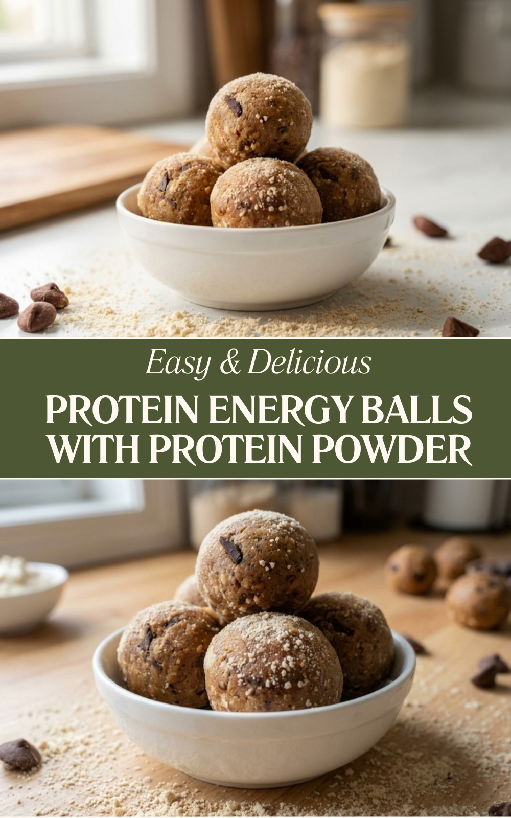 Protein Energy Balls With Protein Powder