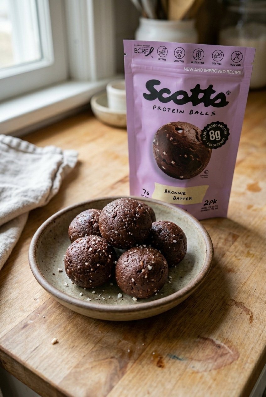 Scott'S Brownie Batter Plant-Based Protein Balls