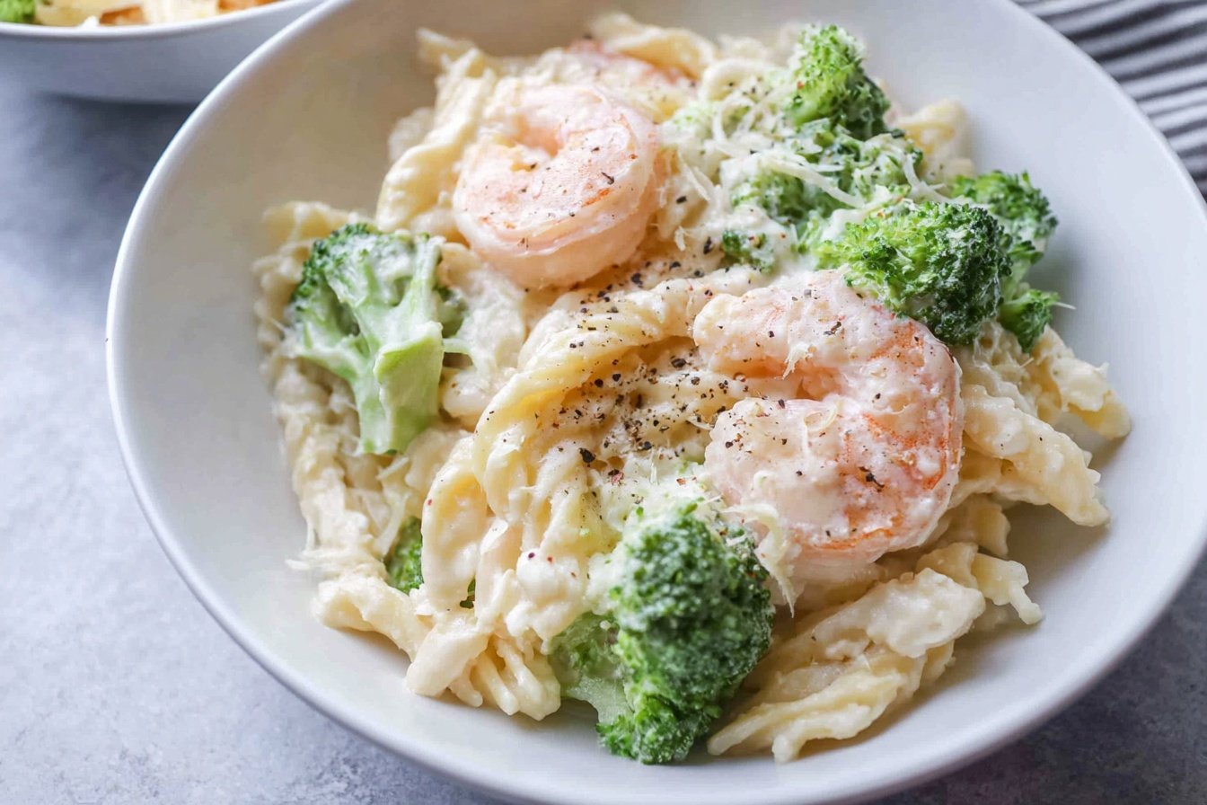 Broccoli Shrimp Alfredo Recipe 6 Shrimp Alfredo Pasta With Broccoli Recipe