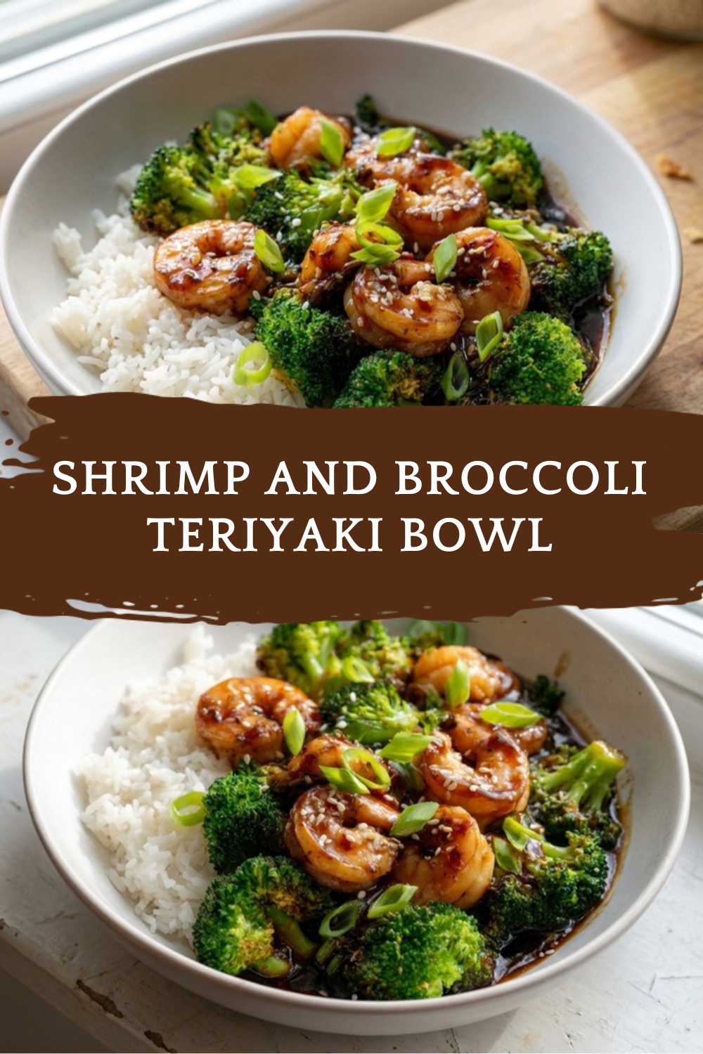 Shrimp And Broccoli Teriyaki Bowl