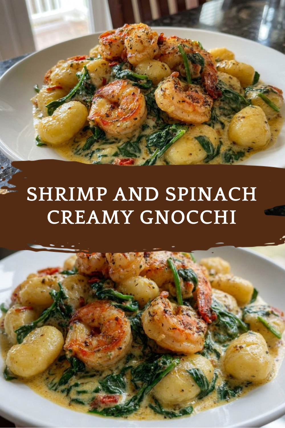 One Pan Creamy Gnocchi With Shrimp And Spinach 7 Shrimp And Spinach Creamy Gnocchi