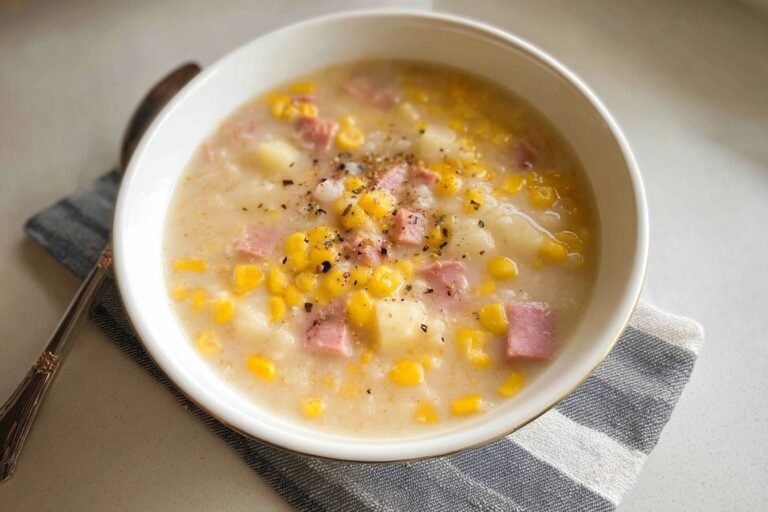 Slow Cooker Ham Corn And Potato Soup 14.Png