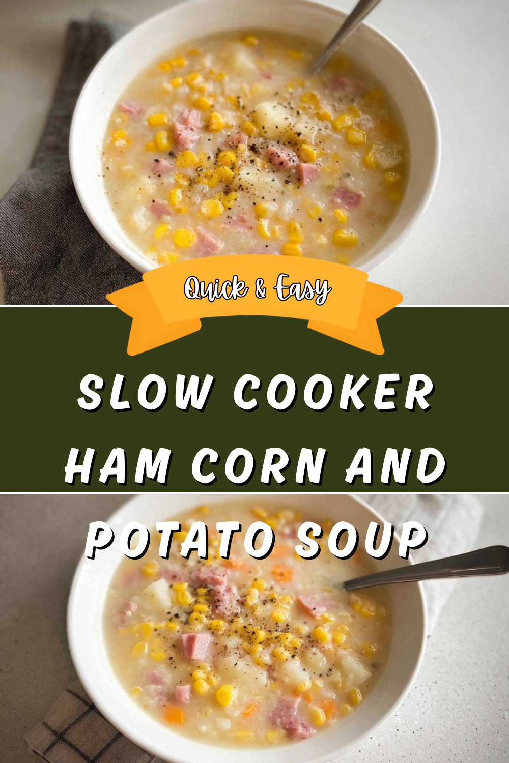 Potato Corn Chowder With Ham: Stovetop Or Slow Cooker 7 Slow Cooker Ham Corn And Potato Soup
