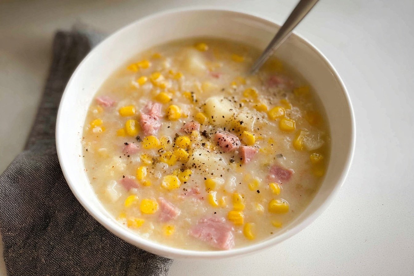 Potato Corn Chowder With Ham: Stovetop Or Slow Cooker 6 Slow Cooker Ham Corn And Potato Soup