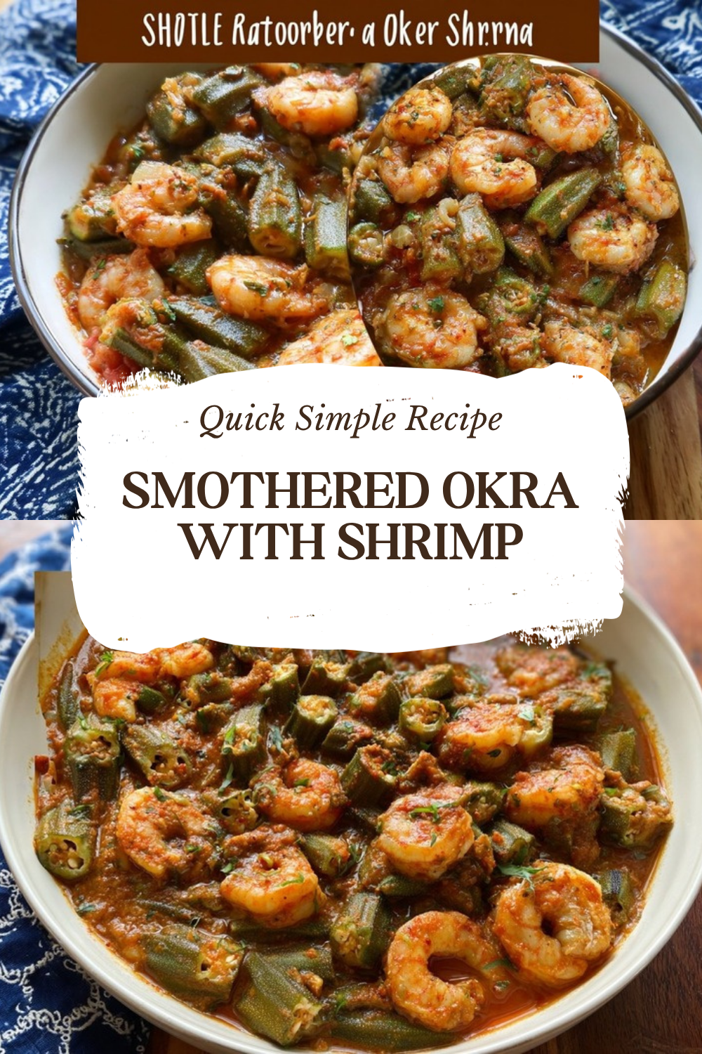 Smothered Okra With Shrimp