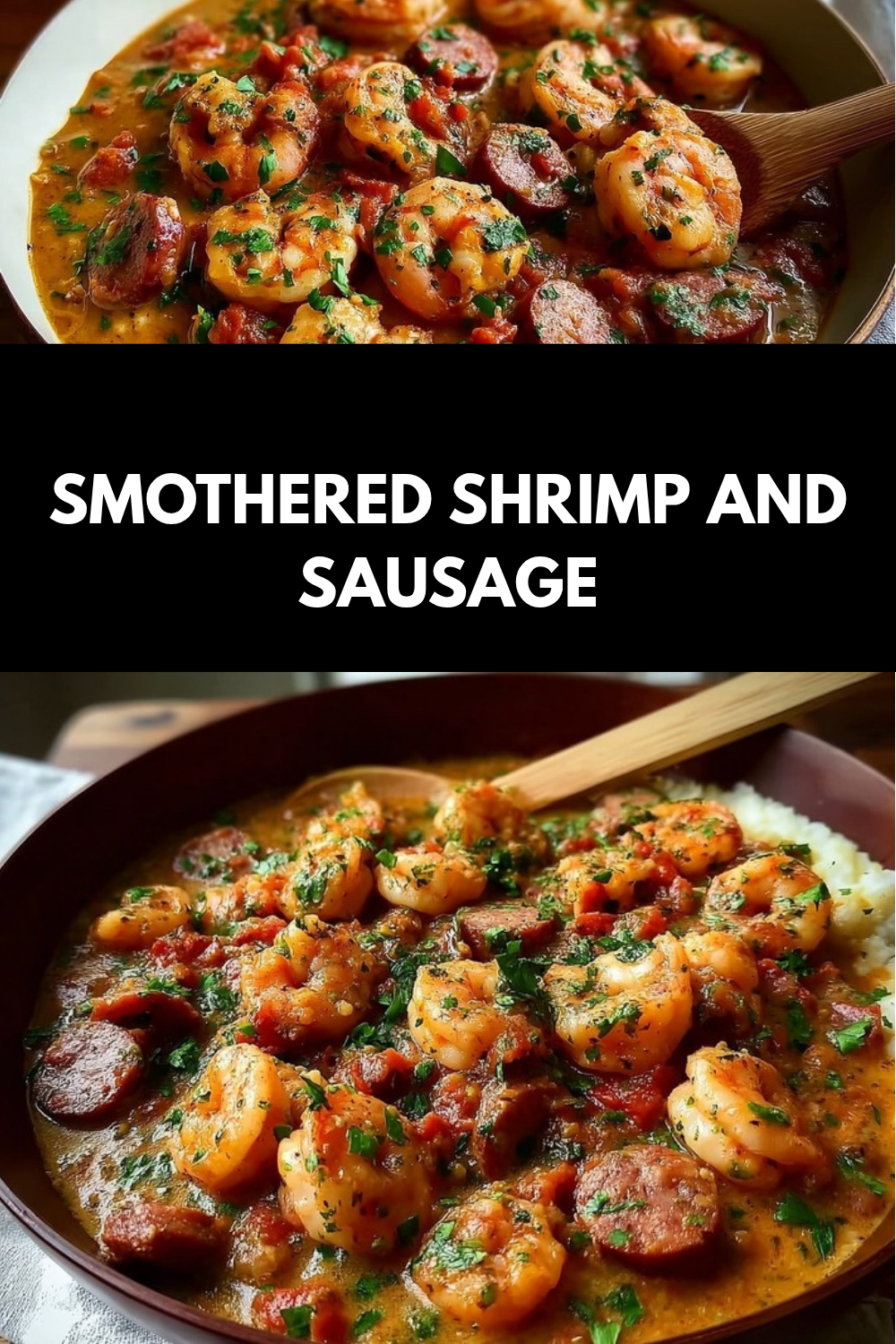 Smothered Shrimp And Sausage