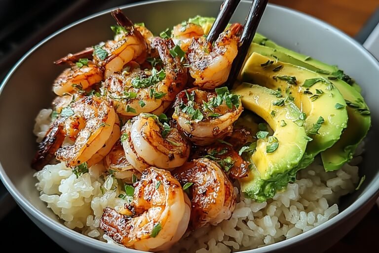 Spicy Shrimp And Avocado Rice Bowl 27.Png