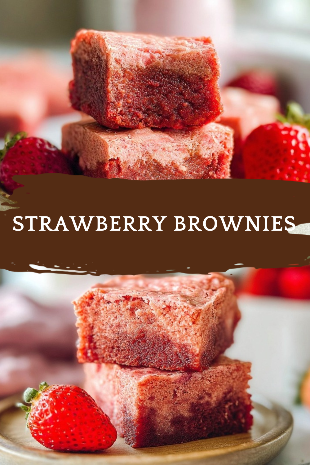 Strawberry Brownie Recipe Easy Delicious Treat 7 Strawberry Brownies