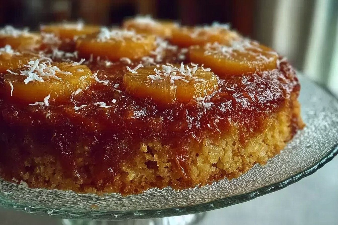 Sugar Free Pineapple Upside Down Cake