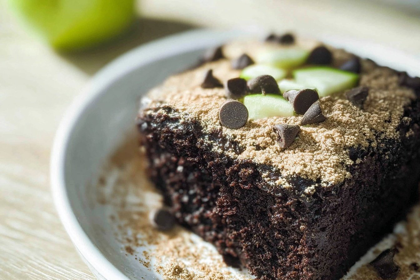 Chocolate Zucchini Cake With Greek Yogurt
