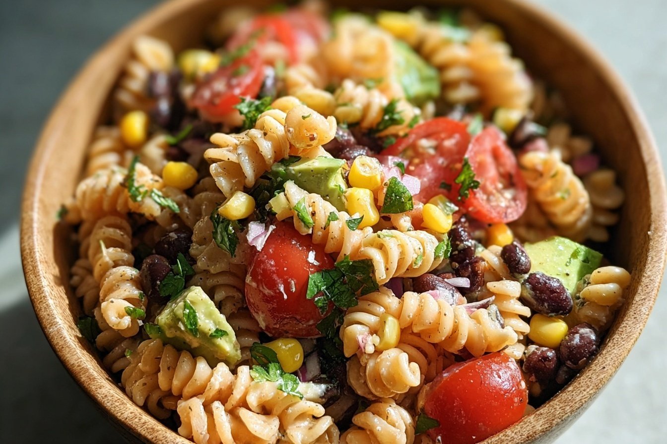 Cowboy Caviar Pasta Salad