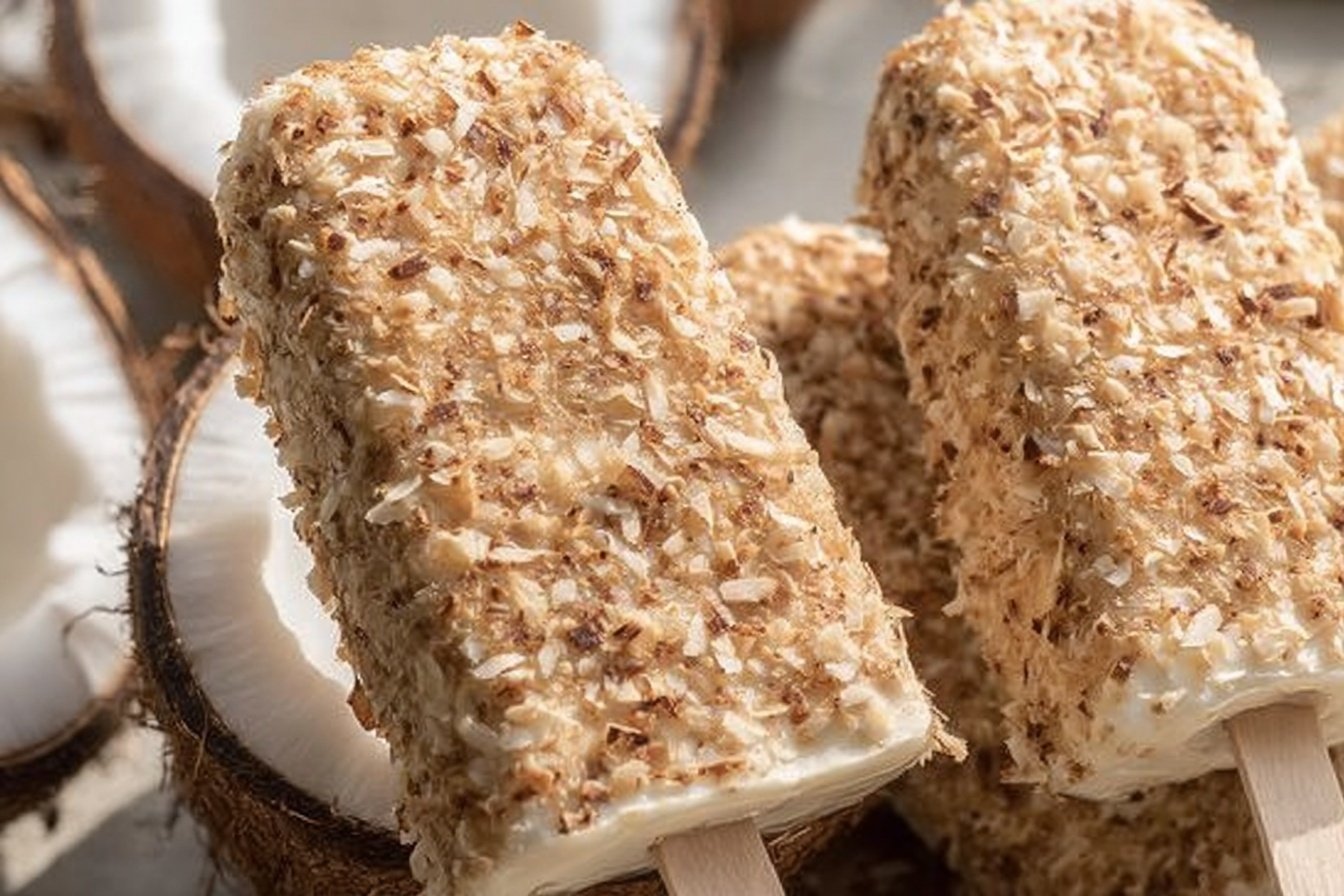 Creamy Coconut Popsicles