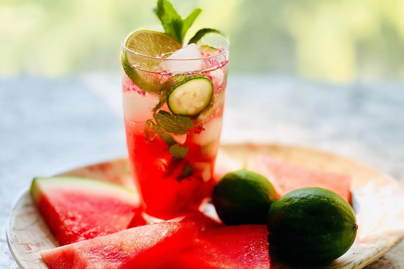 Cucumber Watermelon Mojito