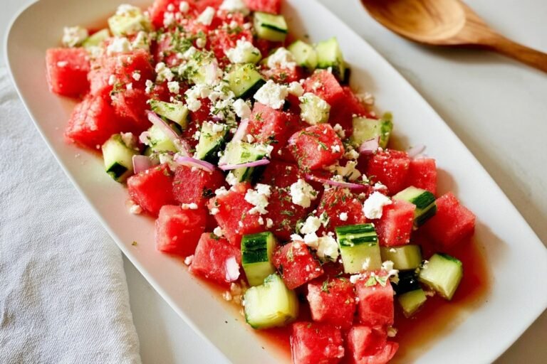 Cucumber Watermelon Salad With Feta 45.Png