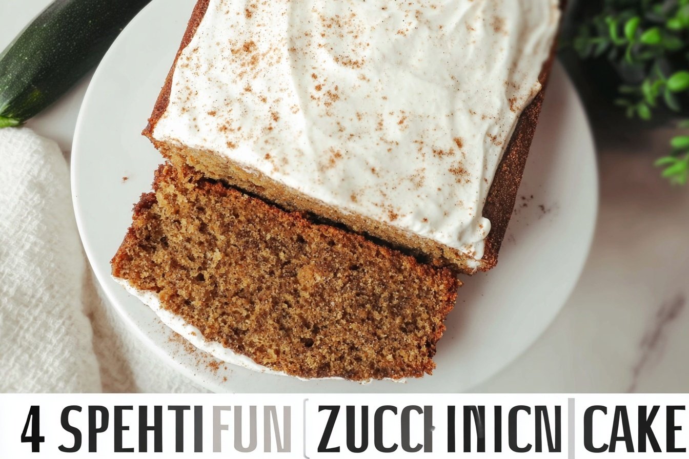 Four Ingredient Zucchini Spice Cake
