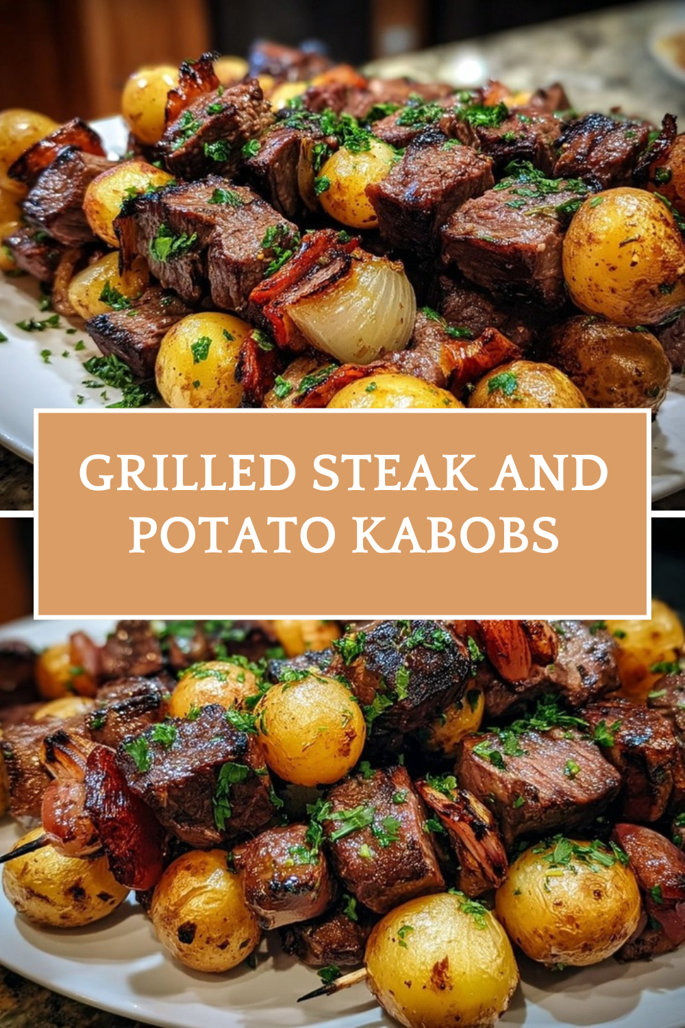 Grilled Steak And Potato Kabobs