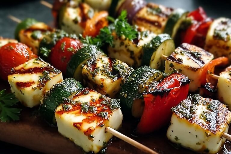 Halloumi Gemüse Spieße Vom Grill 99.Png