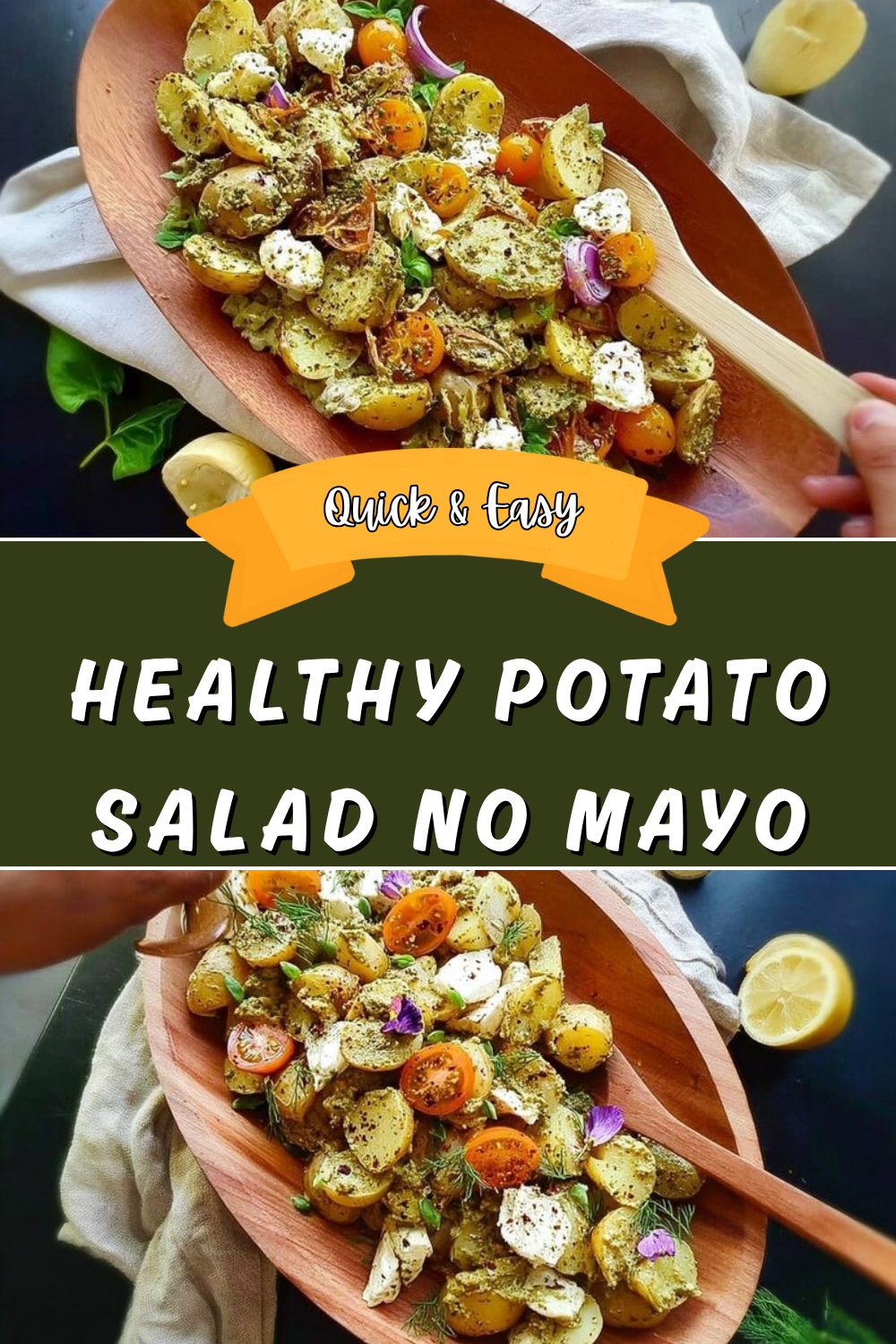Healthy Potato Salad No Mayo