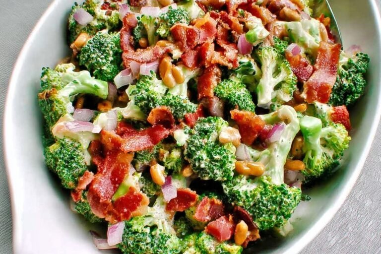 Keto Broccoli Salad With Bacon 18.Png