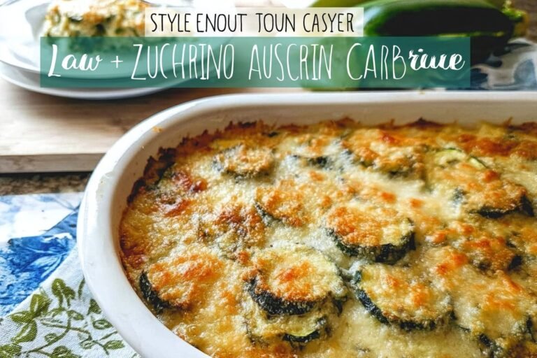 Low Carb Zucchini Au Gratin Casserole 40.Png