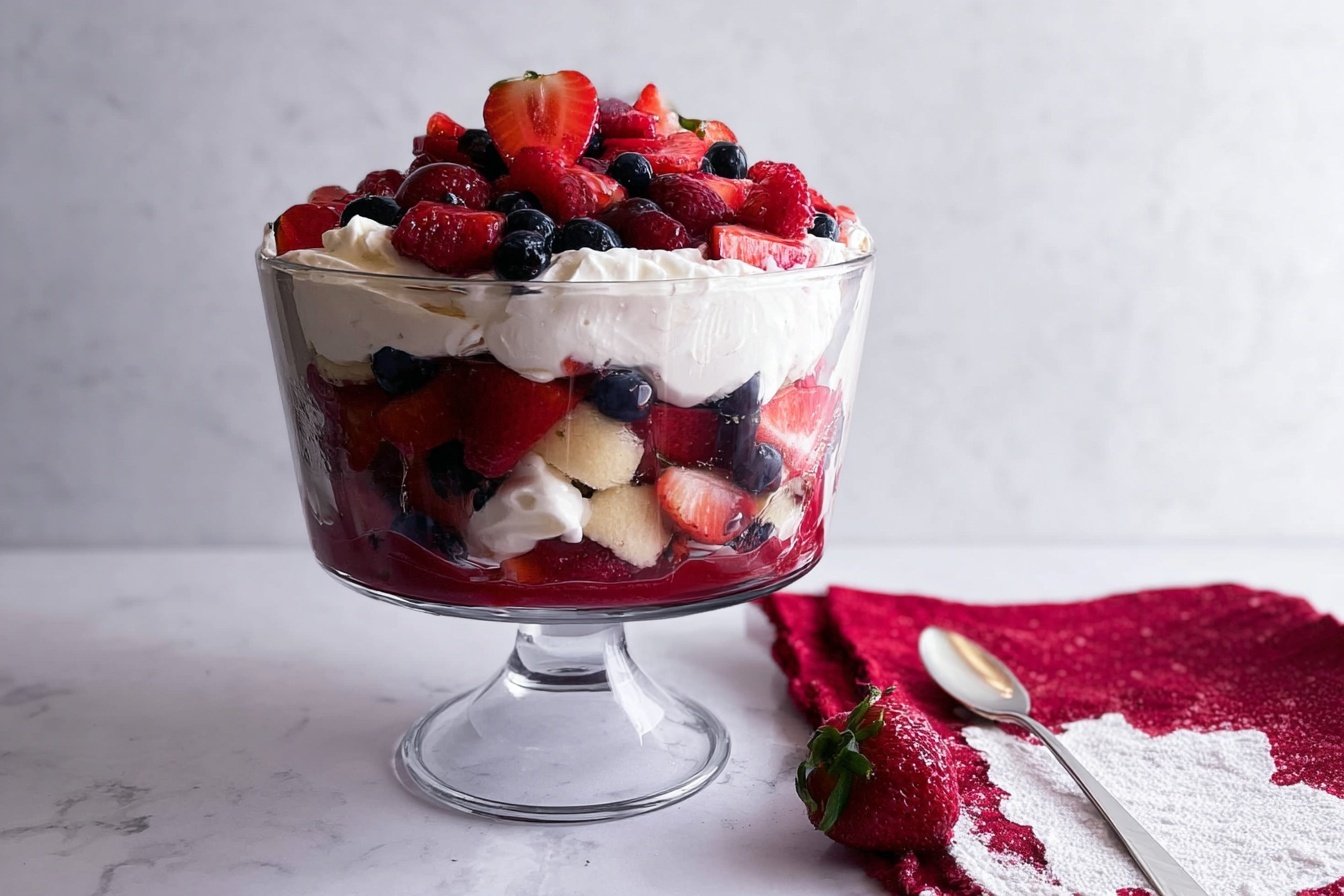 No-Bake Summer Berry Trifle