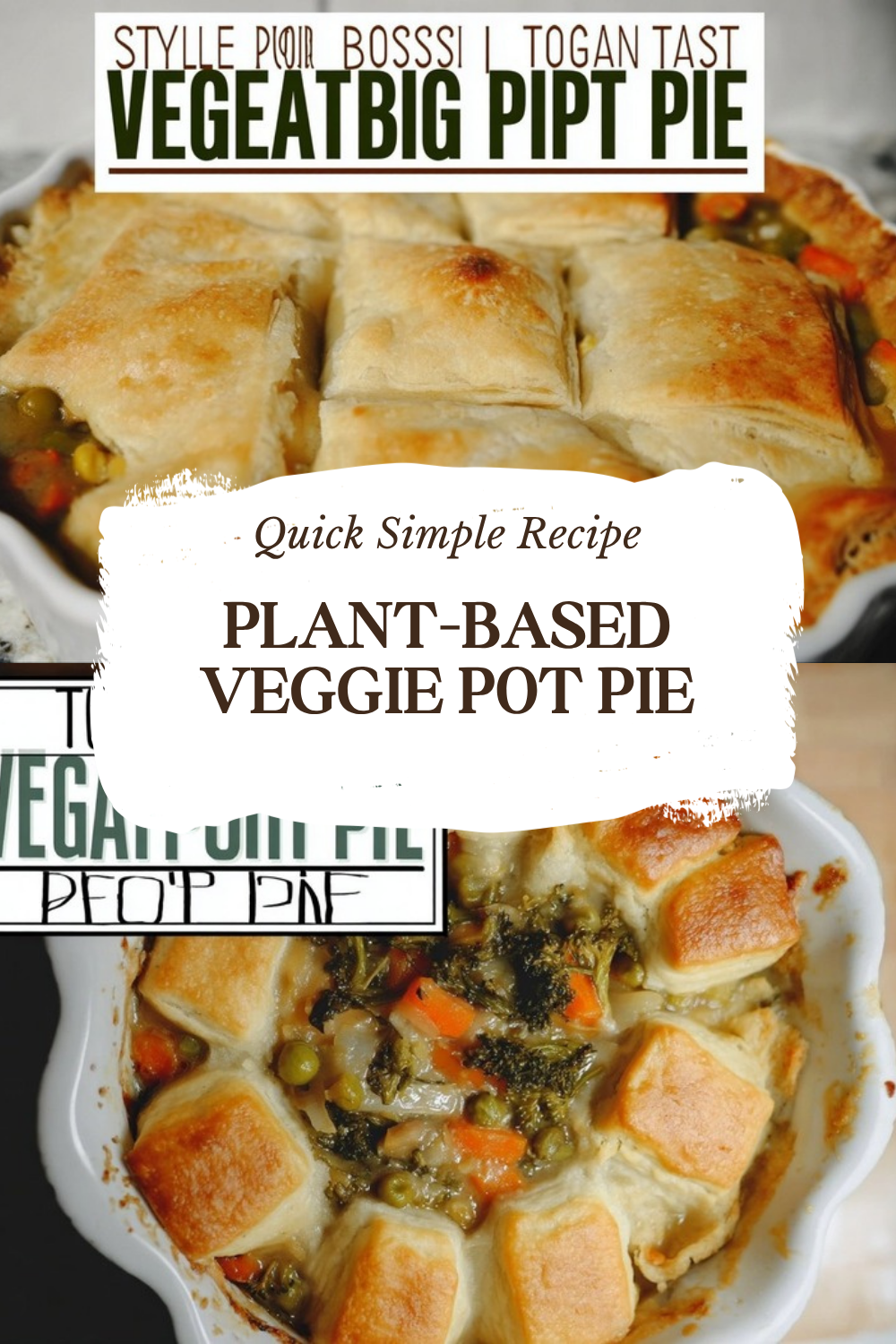 Plant-Based Veggie Pot Pie