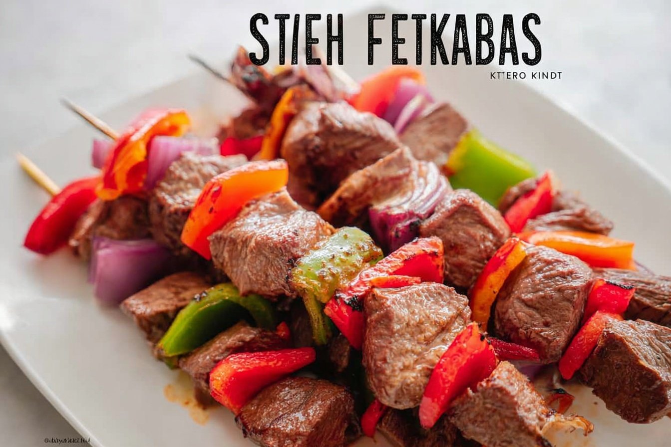Steak Fajita Kebabs