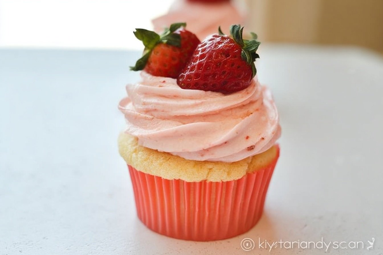 Strawberry Lemonade Cupcakes